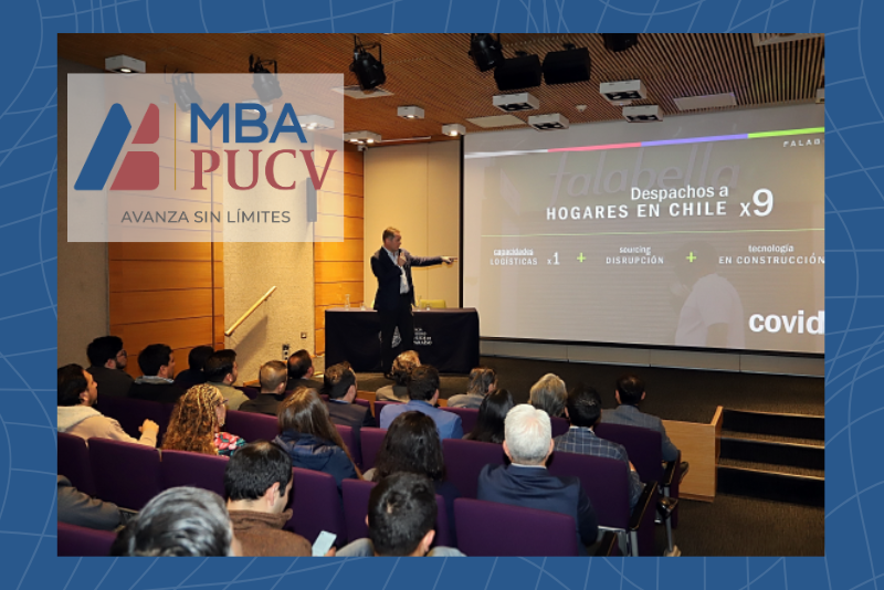 MBA PUCV Santiago da inicio a su año académico mayo 2025 con charla magistral de Alejandro González, CEO de Grupo Falabella